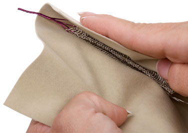 Evening out the surface with a conditioning cloth